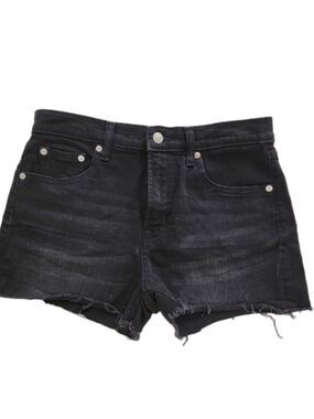 GAP Black Denim Shorts Size 27 EUC